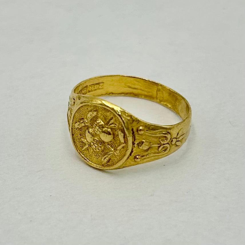 24k Gold Ring
