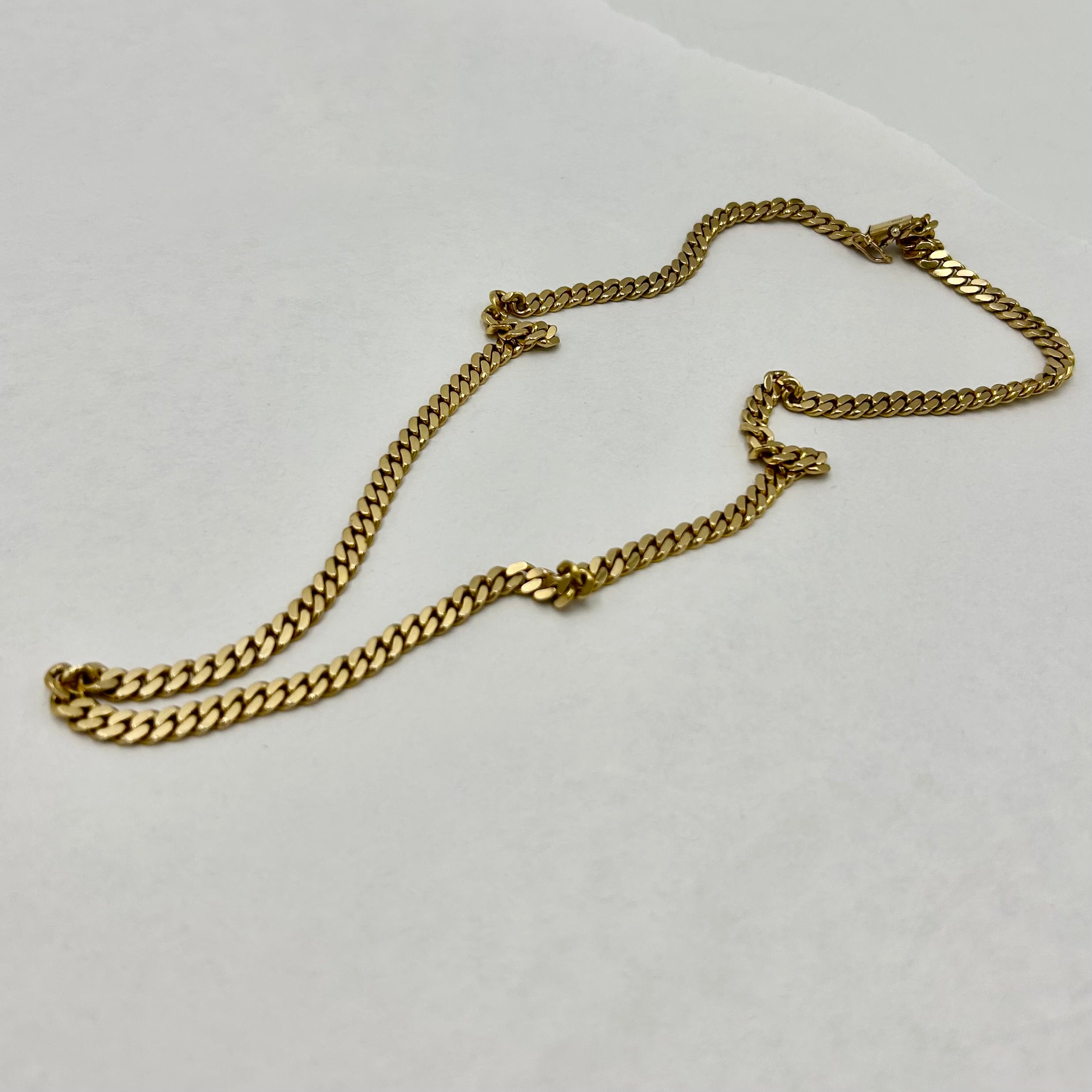 18k Cuban Link Gold Chain Necklace