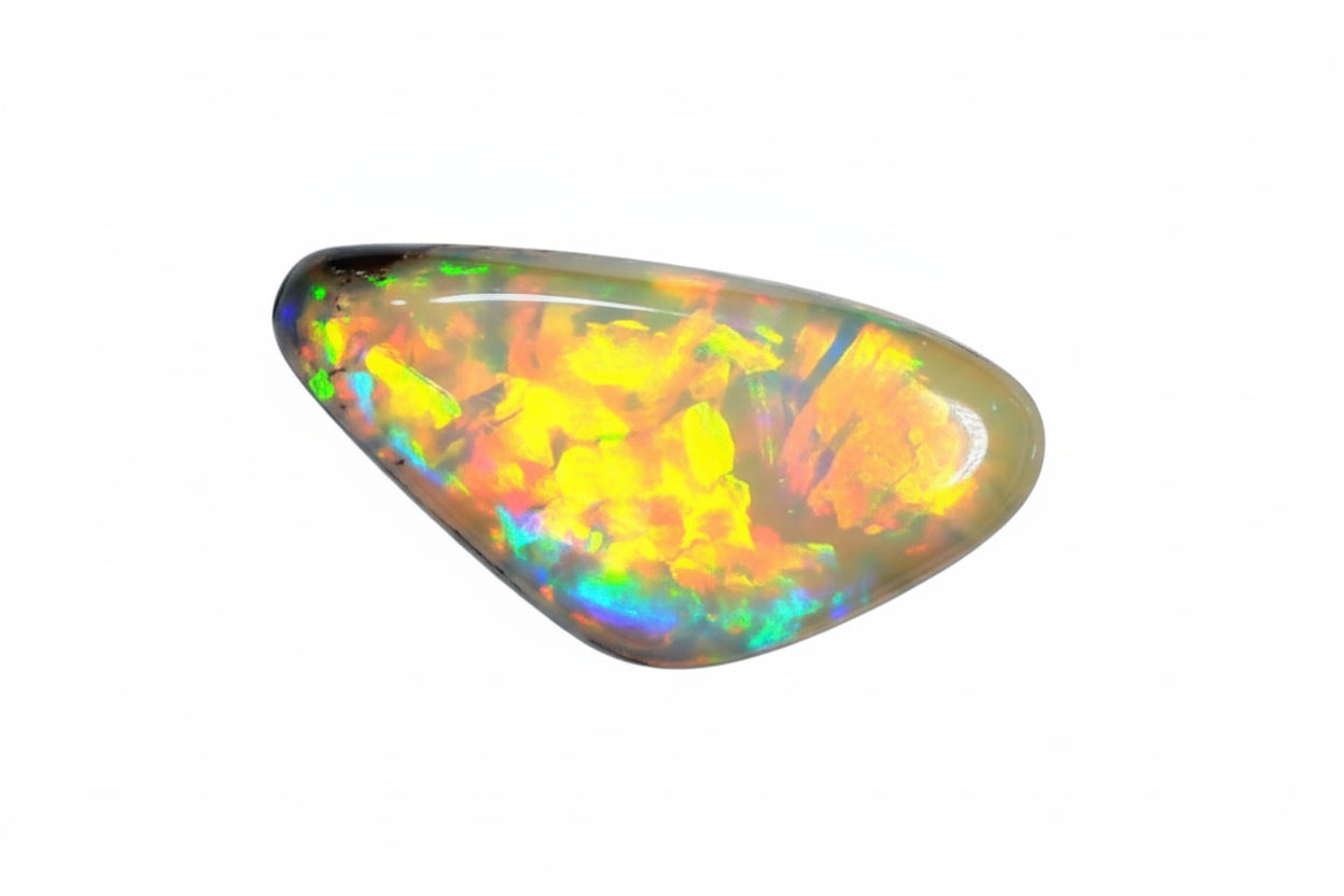 1.45ct. Fire Opal - Yellows Reds and Blues